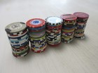 100 Special Casino Chips Lot  2 Gaming Poker Las Vegas   New   Used Clay Brass