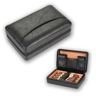 Galiner Cigar Humidor Case Cedar Wood Humidity Box Leather Travel Holder Gift