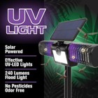 Bell howell Monster Solar Zapper 2-in-1 Flood Light  Bug Zapper Motion Activated