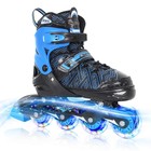 Nattork Adjustable Inline Skates For Kids With Full Light Up Wheels For Youth