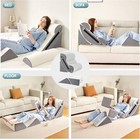 6pcs Orthopedic Bed Wedge Pillow Set For Sleeping  Post Surgery Foam For Body