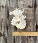 Vintage Victorian Lady Vase Planter Pink Ruffles 