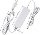 Ac Charger For Nintendo Wii U Gamepad Power Supply Wall Plug Home Fast Charging