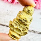 Leklai Suwanracha Yellow Gold Sankajai Happy Buddha Money Rich Thai Amulet 18755