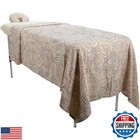Forpro Premium Designer Flannel 3-piece Massage Sheet Set  Island Tranquility