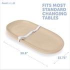 Waterproof Baby Changing Pad - Easy To Clean  Lightweight   Portable  oatmeal 