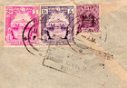 1948 Burma Myanmar Multi-stamp Postal Airmail Cover To India