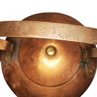 Antique Early 19th C  Hammered Copper Kettle Ne Ct Hand Crafted