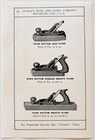 1900 Stanley Tools Wood Bottom Planes Advertisement Victorian Antique F17f