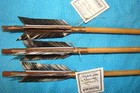 3handmade Arrows W chipped Stone Arrowheads Sinew Feathers Native Craftsman Real