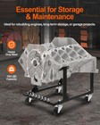 750 Lbs Engine Cradle Dolly W  Wheels For Chevy Sbc Bbc Motor Storage Frame