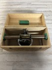 Vintage Surveying Transit Compass Brass Level In Wooden Box W  Vernier Scale