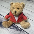 Dale Earnhardt Jr Plush Teddy Bear Red Jacket  88 Nascar Racing Collectible