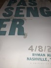 Passenger Ryman Hatch Show Print Nashville 2017 Tour Poster Limited Not Foil