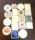 Vintage European Beer Coasters Lot Of  18  Barware Party Supplies