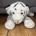 Vtg Animal Alley Toys R Us Large White Siberian Tiger 28  Stuffed Animal 2000