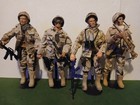 4 Gi Joe s W tactical Camouflage Dune Buggy Vintage 24  Desert Vehicle Lot