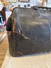 Vintage Brown Leather Doctors Dr  Bag Cowhide Marked 459