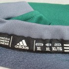 Adidas Pullover Mens Xl Green Gray Activewear Shirt Logo Casual Fleece Lined