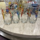 Set Of 4 Vintage Hardees 1985 Alvin   The Chipmunks   Chipettes Drinking Glasses