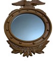Vintage Gold Syroco Eagle Convex Federal Style Mirror