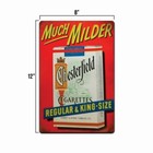 Tin Sign Chesterfield Vintage Look Cigarettes  D  cor Wall Art Store Smoke Shop