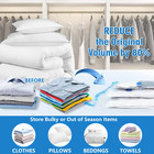 6 Super Jumbo Extra Large Space Saver Vacuum Seal Storage Bag Largest Space Bags