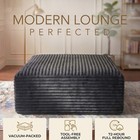 36 2  Corduroy Upholstered Cloud Ottoman Modular Sectional Couch Boneless 3color
