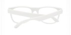 Classic 80s Vintage Retro Clear Lens Sunglasses Shades White Frame Glasses