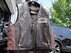 Harley Davidson 95th Anniversary Leather Vest Heritage Springer Softail   
