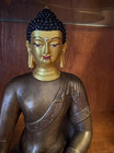 21cm Tibet The Medicine Buddha Copper Statue