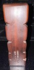 Carved Wooden Tiki Statue New Zealand 7   Abalone Shell Eyes Hawaiian Decor