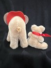 Vtg Steiff Mohair Circus Elephant   Extra Tiny Steiff Bear  German Plush Animals