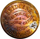  1863  New York Ny-630-j-2b  r-7  Bridgens Civil War Token Die Sinker