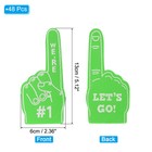 Mini Foam Fingers 5 1   we re  1 let s Go  Foam Finger For Sports Game  Green