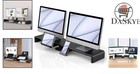 Klearlook Foldable Monitor Stand Riser - Adjustable Height For Comfort  2 Pack