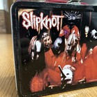 Official Slipknot Metal Lunch Box Rock Band Graphics   Red Handle No Thermos