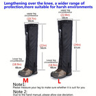 Waterproof Snake Gaiters Anti-bite Lower Leg Guards Boots For Men Hunting Hiking