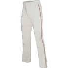 Baseball Express Men s Triple Play Piped Baseball Pant White   Maroon Xl