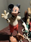 Vintage Lot  5  Tin Litho Hustler   Mickey Mouse Marx  3 Figurines Mickey 