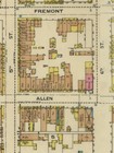 1886 Tombstone Arizona Vintage Western Town Map - 16x36