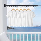 Clothes Drying Rack Folding Retractable Laundry Rack Wall Mounted Dryer Hanger