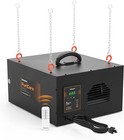 3-speed Remote Air Filtration System Black Color Garage Air Purifier 500cfm Work