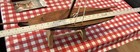 Vintage 19 5 Wooden Pond Yacht Model Sailboat Sloop Boat W stand