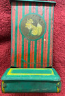 Antique Jasco Hong Kong Metal Tin Matchbox Wall Holder Built In Striker  Fox B48
