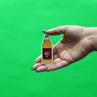 40oz Beer Bottle Patch Funny Old School Embroidered Iron On