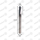 2pcs 120 Degree 1 4 Solid Carbide Spot Drill 2 Flute 3 4 Loc 2-1 2 Oal Altin