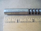 Dumont Minute Man 3 8  Hex Broach  3 8  Pilot  8-1 2  Oal  Nice Used