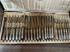 Antique German 800 Silver Fish Or Desert Knife   Fork Sets Krischer 24 Total