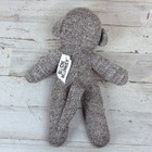 Sock Monkey Dan Dee Stuffed Animal W  Red Embroidery Heart 9   